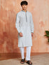 Men's White Cotton Kurta And Pyjama Set