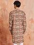 Men's Multi Color Cotton Kurta