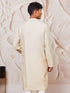 Men's Cream Dupion Silk Kurta