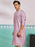 Men's Onion Silk Blend Kurta Only