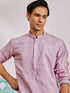 Men's Onion Silk Blend Kurta Only