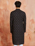 Men's Black Cotton Kurta