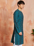 Men's Green Cotton Kurta