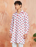 Men's White Cotton Kurta