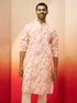 Men Multi Color Cotton Floral Sequin Kurta