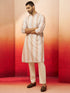Men's Grey Digital Print Kurta with Pyjama