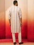Men's Grey Digital Print Kurta with Pyjama