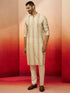 Men's Mint Green Digital Print Kurta with Pyjama