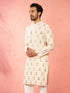 Men's Cream Cotton Kurta