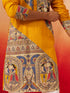Men's Yellow Digital Print Kurta with Pyjama