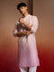Men's Onion Ombre Long Kurta