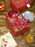 Men's Maroon Zari Embroidered Kurta Rakhi Gift Box for Brother | Premium Festive Gift Set