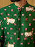 Men's Green Digital Print Kurta Rakhi Gift Box for Brother | Includes Rakhi & Festive Essentials