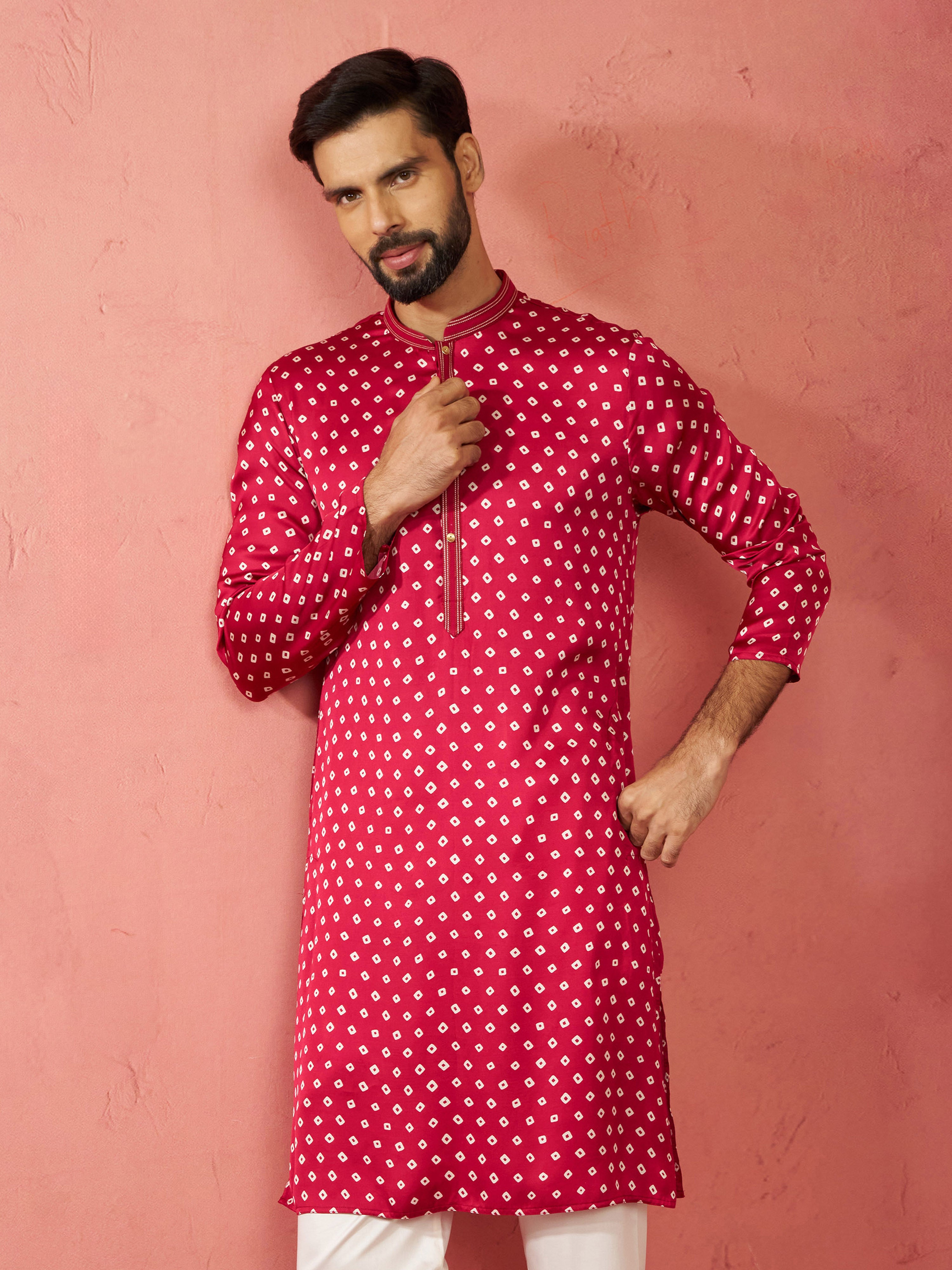 Men's Falsa Digital Print Kurta