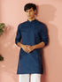 Men Silk Solid Kurta