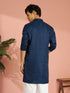 Men Silk Solid Kurta