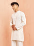 Men's Cream Pure Cotton Kurta