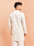 Men's Cream Pure Cotton Kurta