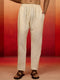 Men's Cream Fine Satin Pyjama