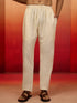 Men's Cream Fine Satin Pyjama