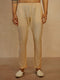 Men's Beige Viscose Solid Straight Leg Pyjama with Pockets