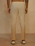 Men's Beige Viscose Solid Pyjama