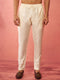 Men's Cream Viscose Pyjama