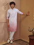 Men's Cream Cotton Solid Pyjama
