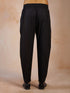 Men's Black Cotton Pyjama - Traditional Aligarh Wedding Wear