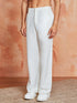 Men's White Korean Cotton Pant