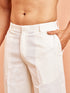 Men's White Cotton Pant