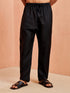 Men's Black Solid Pyjama
