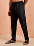 Men's Black Solid Pyjama
