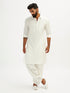 Men’s Solid Pathani Kurta and Patiala Pyjama Set