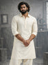 Men's Cream Viscose Pathani