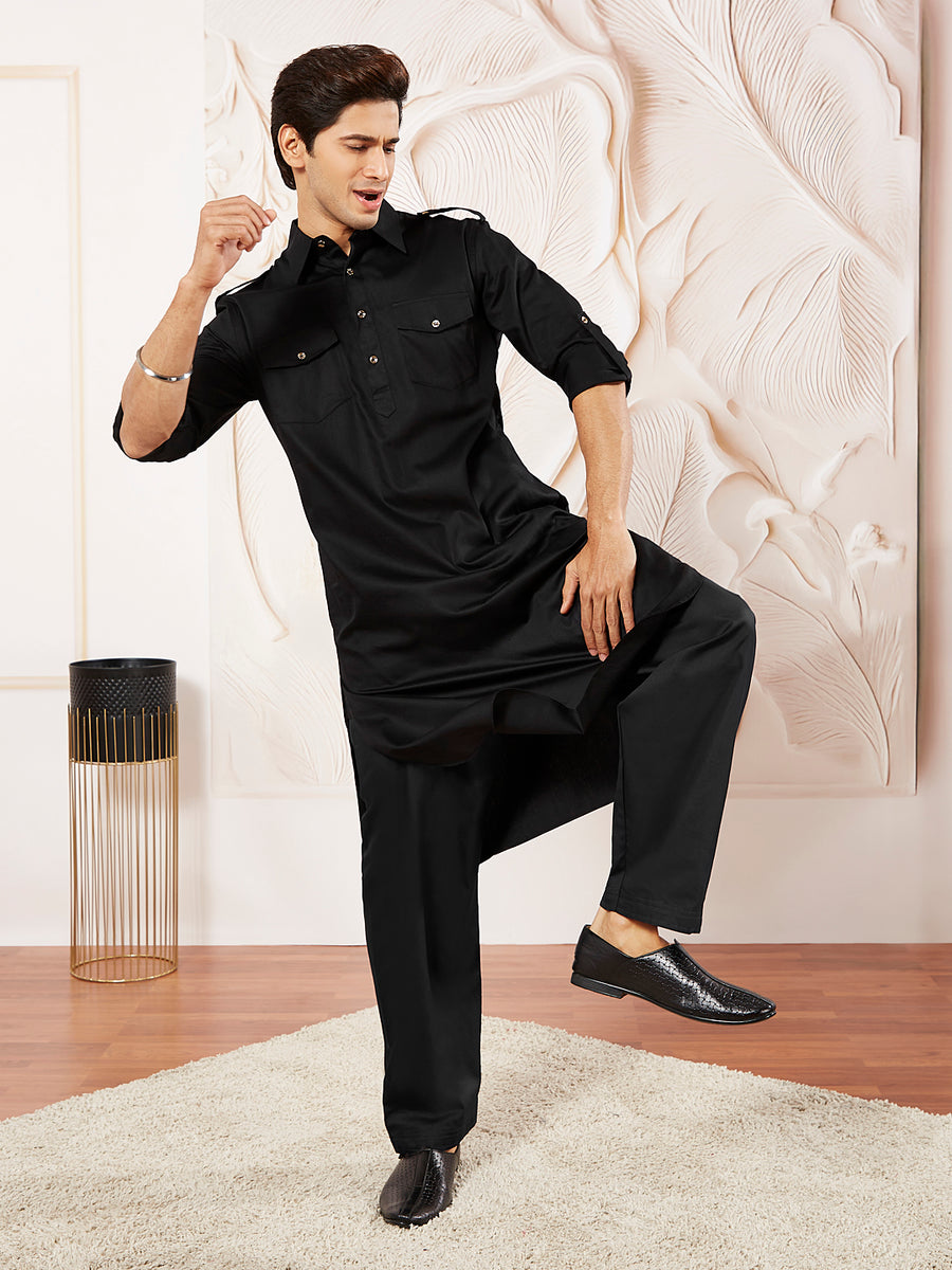 Kurta Pajama Pakistani Male Fashion Designers Pathani Suit Kurta