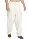 Men's Cream Cotton Blend Patiala Pyjama