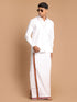 Men's White Color Cotton Shirt
