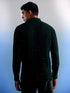 Men's Green Fancy Sequined Shirt