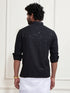 Men's Black Rayon Embellished Shirt
