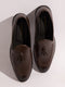 Men's Brown Tasselled Loafer | Synthetic Matte Finish | Twin Tassel Vamp | Airmix Sole | All Season