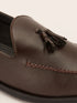 Men's Brown Tasselled Loafer | Synthetic Matte Finish | Twin Tassel Vamp | Airmix Sole | All Season