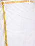 Men's Gold Silk Blend Shirt And Mundu