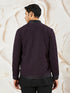 Men's Wine Silk Blend Jacket