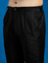 Men's Black Georgette Sherwani Set
