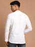Men's White Short Cotton Kurta
