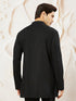 Men's Black Silk Blend Kurta