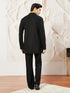 Men's Black - Kurta And Pant Set