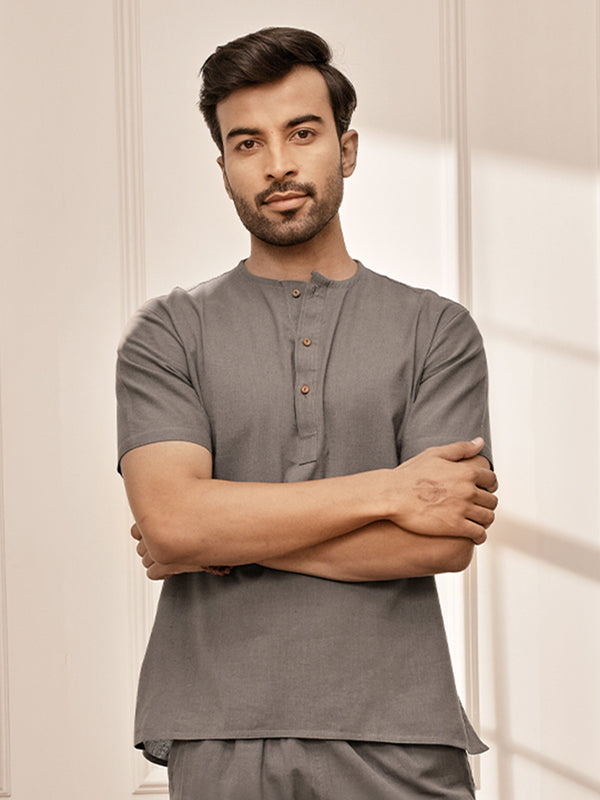 cotton yoga kurta for men