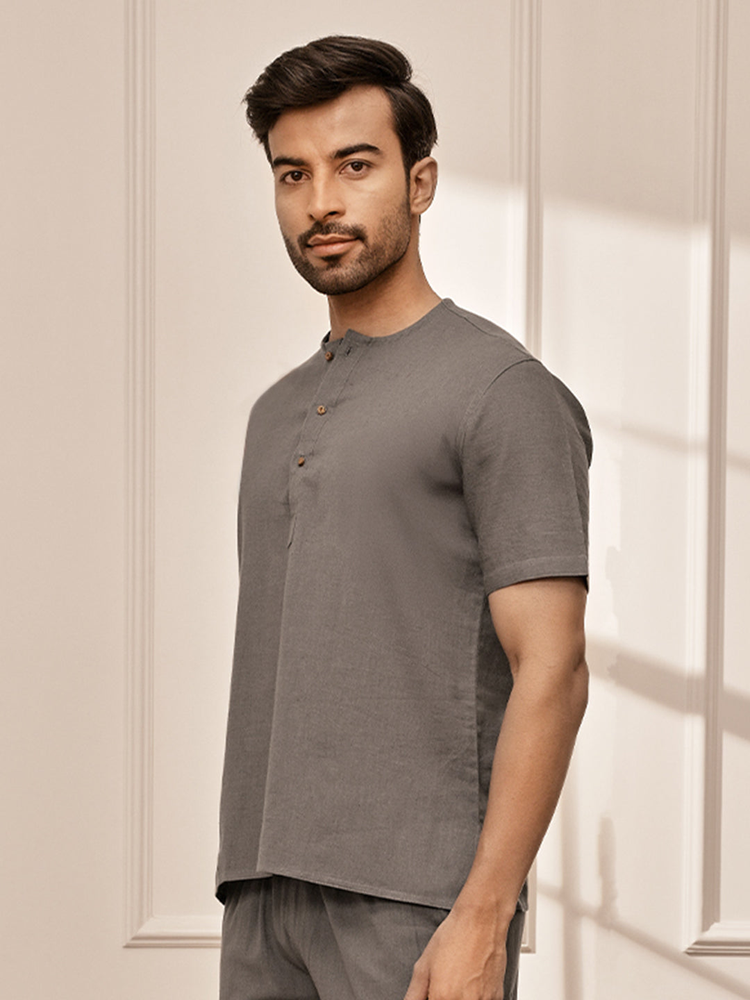 cotton yoga kurta for men